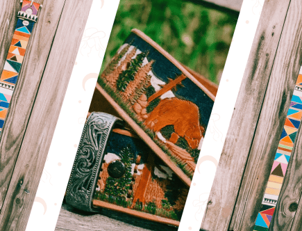 Western belts and bohemian belts on Etsy - western style and bohemian fashion