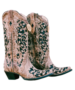 Corral Boots Sequin Cowboy Boots For Women