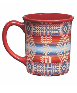 Pendleton Mug Red Aztec Print