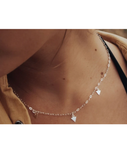 Silver arrows necklace - western necklace -- Catch the Sunrise