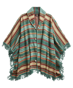 Southwestern fringed country style poncho - Ralph Lauren Country Fashion