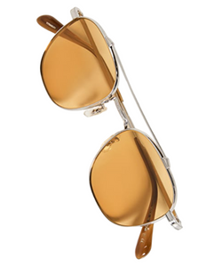 Yellow aviator Mandeville sunglasses - ShopBop Western Bohemian Fashion