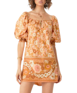 Anne tunic dress - Peach - Nepenthe