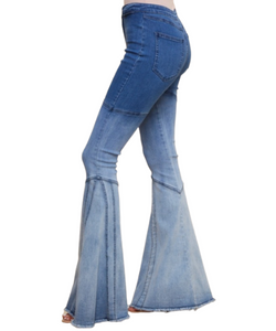 Snyder ombre flared jeans - Melbelle
