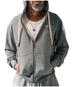 Track and field grey hoodie - &Sons Trading Co