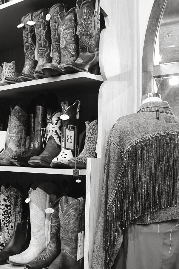 Cowgirl boots at Boot Barn Nashville