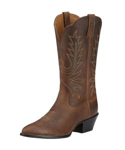 brown-ariat-heritage-cowboy-boots-melbelle