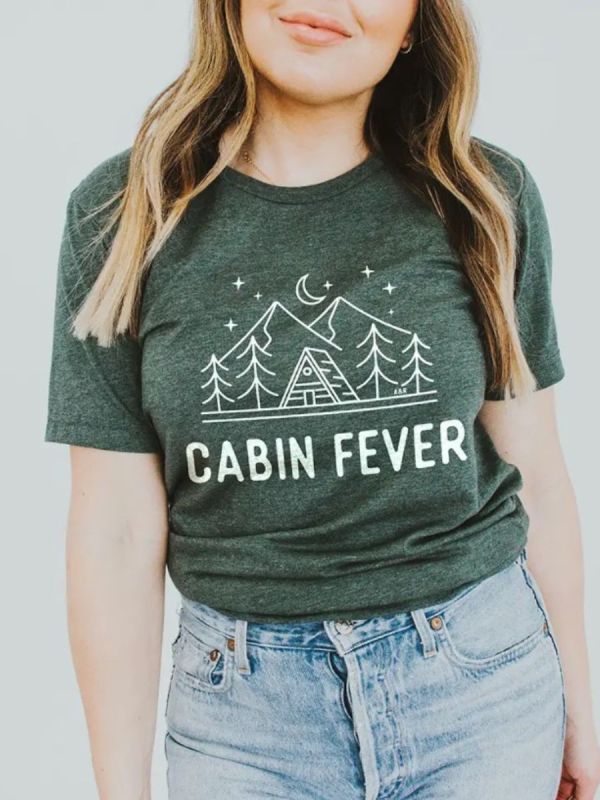 Cabin Fever T-Shirt in forest green