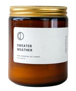 Sweater weather winter candle