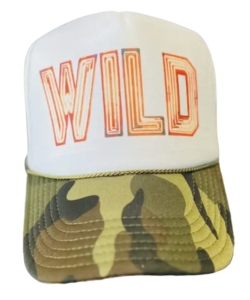 White and camouflage Wild tracker cap