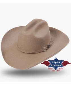 Beige cowboy hat by Stars & Stripes