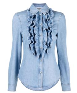 moschino-jeans-ruffled-washed-denim-shirt-farfetch