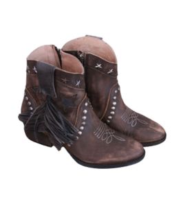star-and-fringe-ankle-cowboy-boots-melbelle