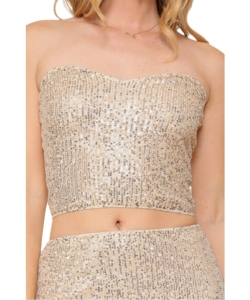 gold-sequin-strapless-crop-top