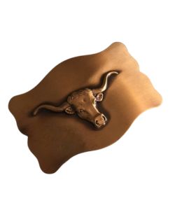 longhorn-cattle-western-brass-belt-buckle-etsy