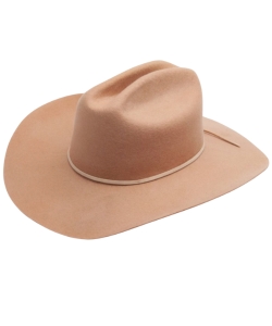 Beige/tan wool cowboy hat
