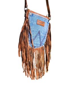 denim-wrangler-leather-fringe-jean-bag-etsy