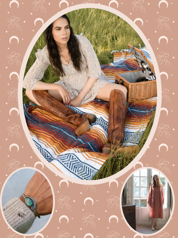 Spring western boho fashion