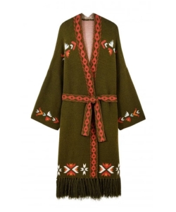 aztec-tassel-long-cardigan