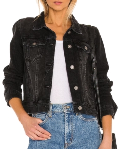 black-denim-jacket
