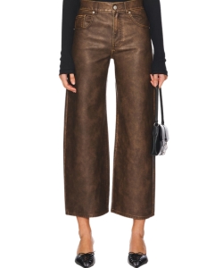 brown-leather-crop-trousers