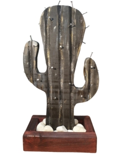 handmade-wooden-black-cactus
