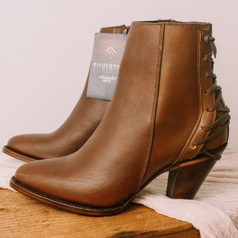 Melbelle Kacey Western Ankle Boots