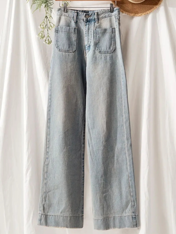 Wide leg jeans