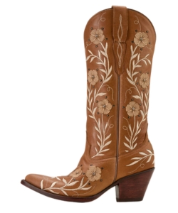 Ariat Romance cowboy boots in tan brown