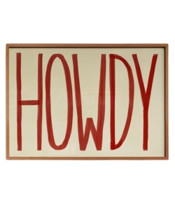 red-howdy-wall-art