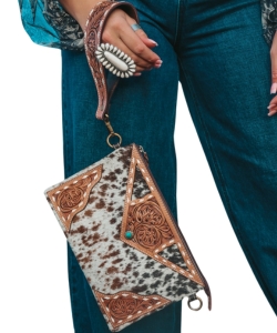 western-cowhide-wristlet