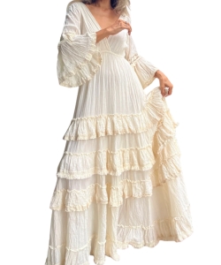 boho-cream-ruffle-maxi-dress