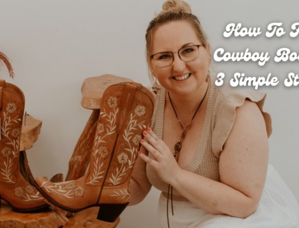 How to fit cowboy boots - 3 simple steps