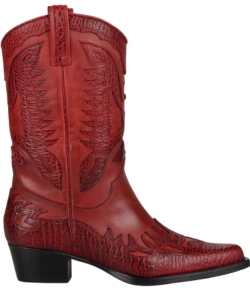 red-leather-cowboy-boots