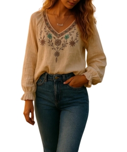 boho-floral-embroidered-blouse