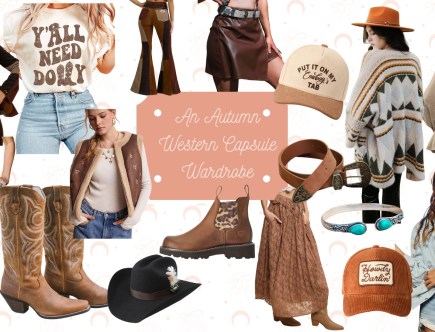 An Autumn western capsule wardrobe