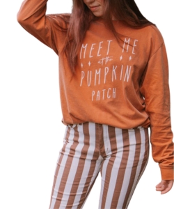 autumn-pumpkin-orange-long-sleeved-tee