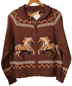 brown-western-horse-knit-sweater
