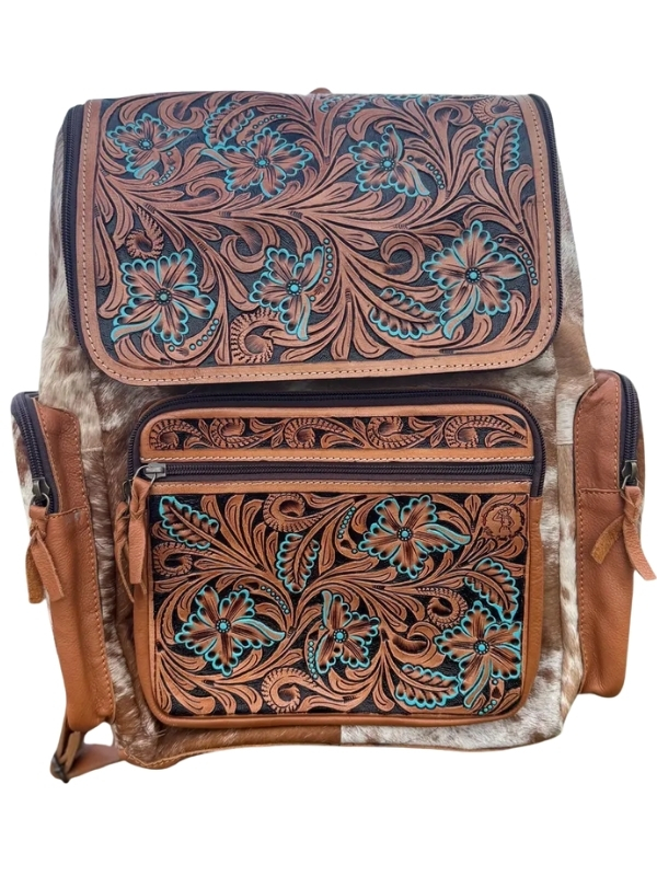 western-tooled-leather-backpack