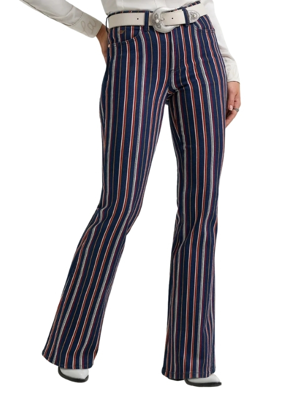 wrangler-striped-flared-jeans