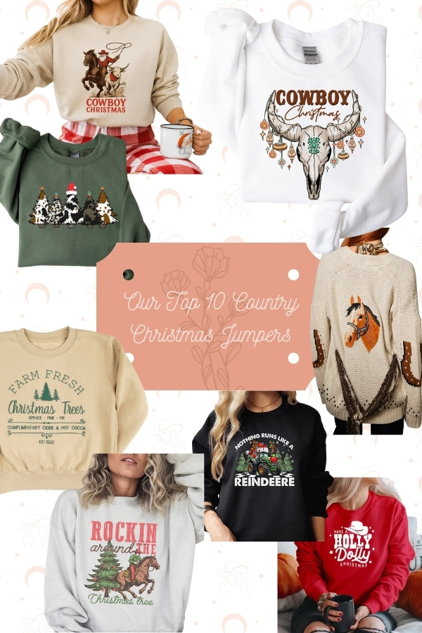 Melbelle's top ten country christmas jumpers
