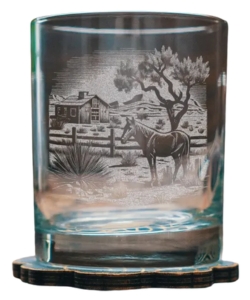 western-ranch-personalised-glass