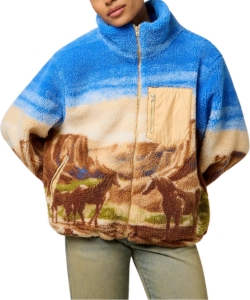 Wrangler western horse fleece