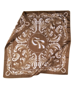 Brown western bandana wild rag