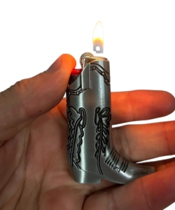 Cowboy boot shaped lighter