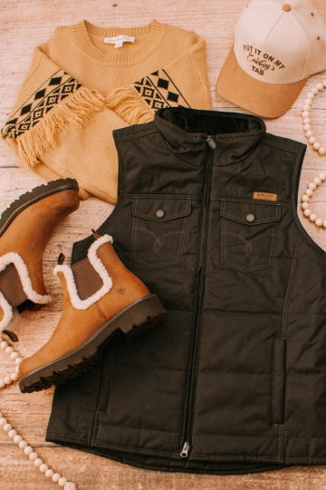 Winter cowgirl outfit