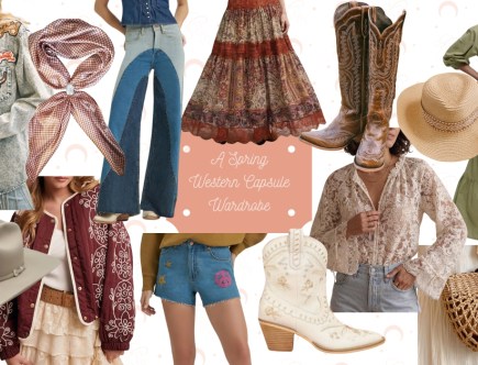 Spring western capsule wardrobe