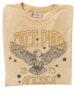 yellow-free-bird-graphic-tee